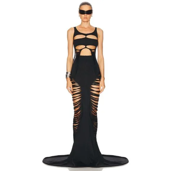 Rick Owens Tanja Skirt in Black Maxi - Picture 5 of 5